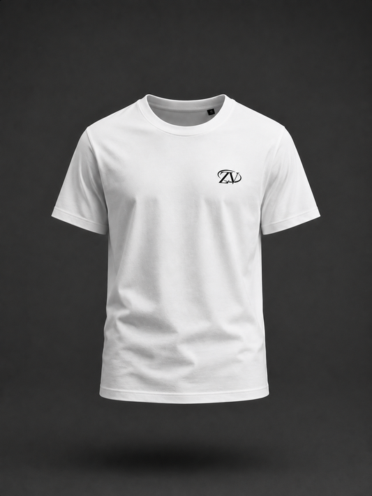 t-shirt beyond zevyra premium blanc minimaliste